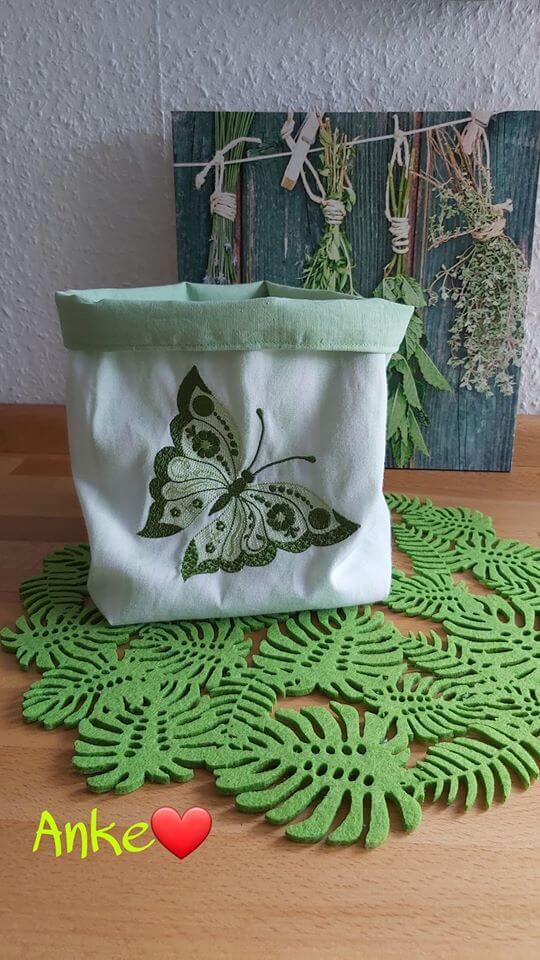 Stickdatei Schmetterling Romance 6-er Set