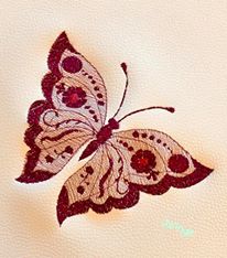 Stickdatei Schmetterling Romance 6-er Set