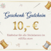stiXXie Geschenkgutschein – Stickdateien verschenken