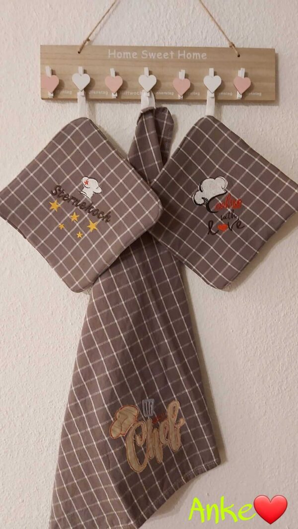 Stickdatei Küchenmotive Set