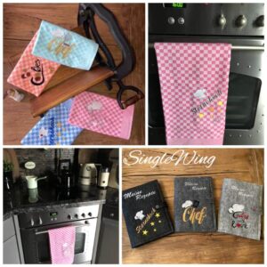 Stickdatei Küchenmotive Set