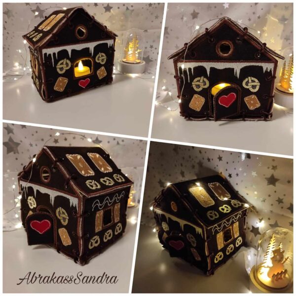ITH Stickdatei Lebkuchenhaus Advent