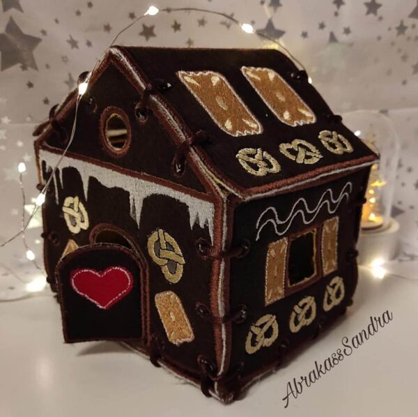 ITH Stickdatei Lebkuchenhaus Advent