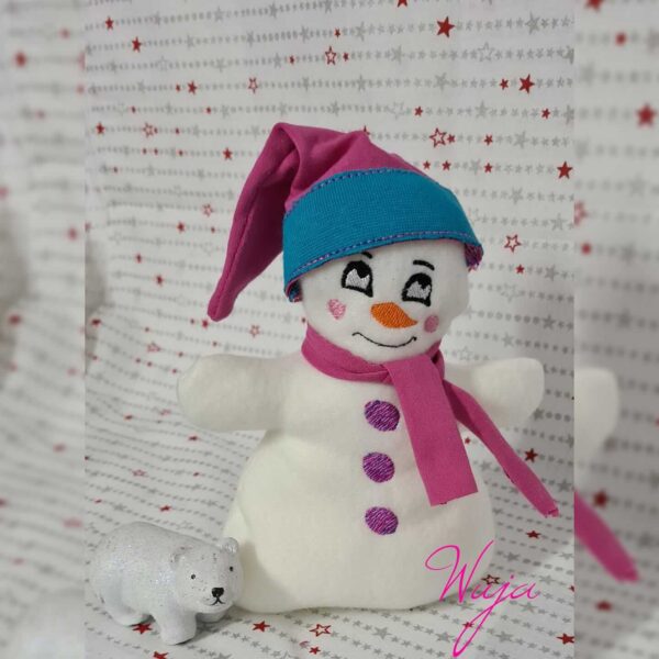 ITH Stickdatei Schneemann