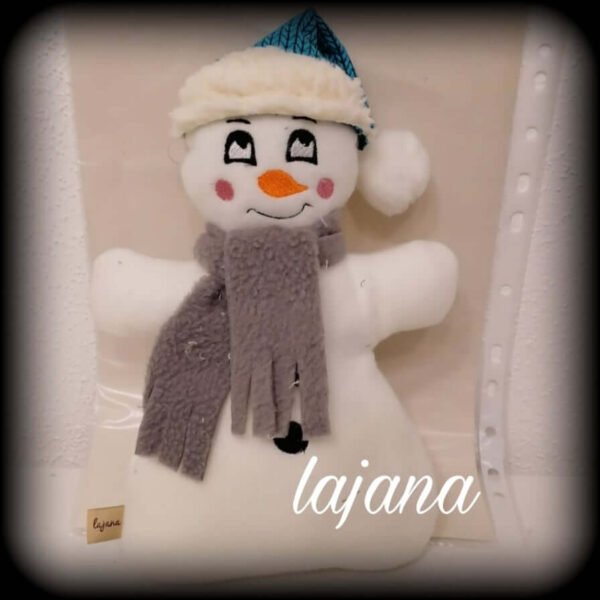 ITH Stickdatei Schneemann