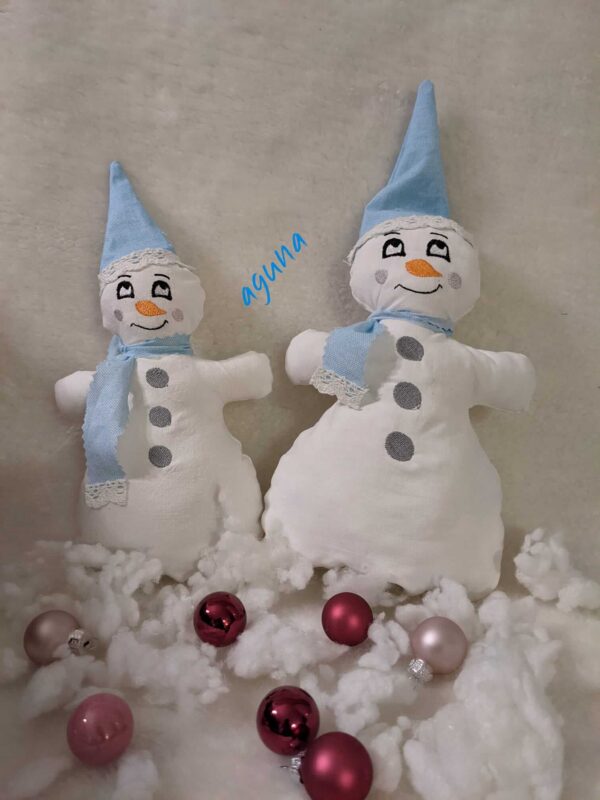 ITH Stickdatei Schneemann