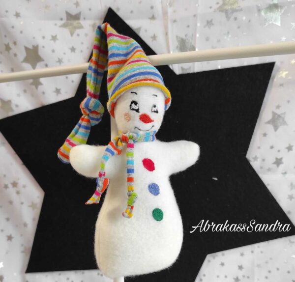 ITH Stickdatei Schneemann