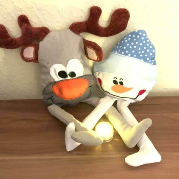 ITH Stickdatei Kissen Schlenker