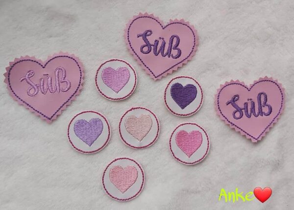 ITH Stickdatei Etiketten Set