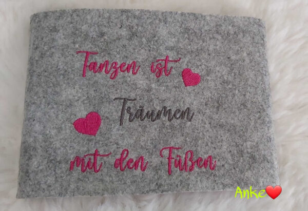 Stickdatei Tanzen mit Sprüchen Dance-Kids