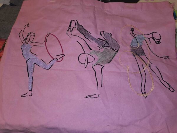 Stickdatei Tanzen mit Sprüchen Dance-Kids