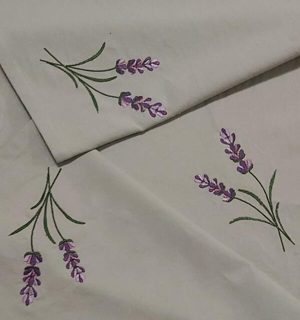 Stickdatei Lavendel Blumen Set