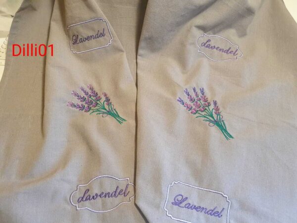 Stickdatei Lavendel Blumen Set