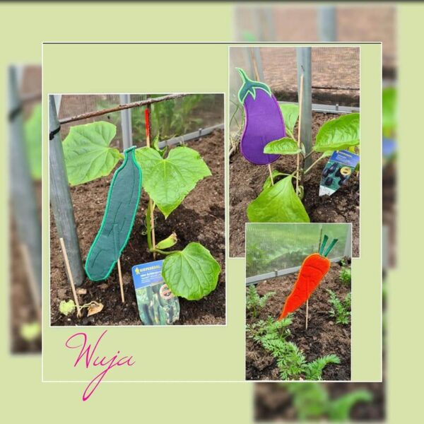 ITH Stickdatei Stabfiguren Gemüse 10-teilig