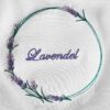 Stickdatei Blumenkranz Lavendel