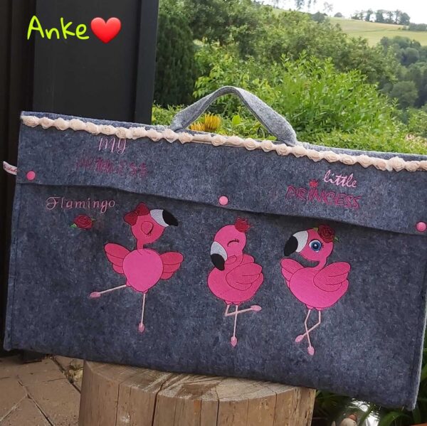 Stickdatei Flamingo Set Doodleappli