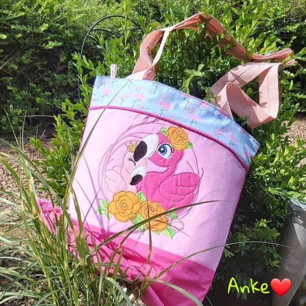 Stickdatei Flamingo Set Doodleappli