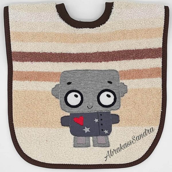 Stickdatei Roboter Robi Set