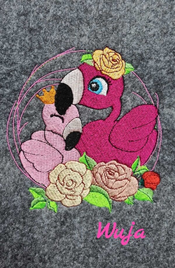 Stickdatei Flamingo Vollstick