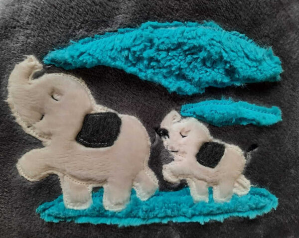 Stickdatei Elefant Elefantenmami