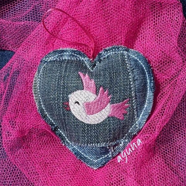 Stickdatei Biene Vogel Käfer Set Vollstick Flatterer Minis 5-teilig