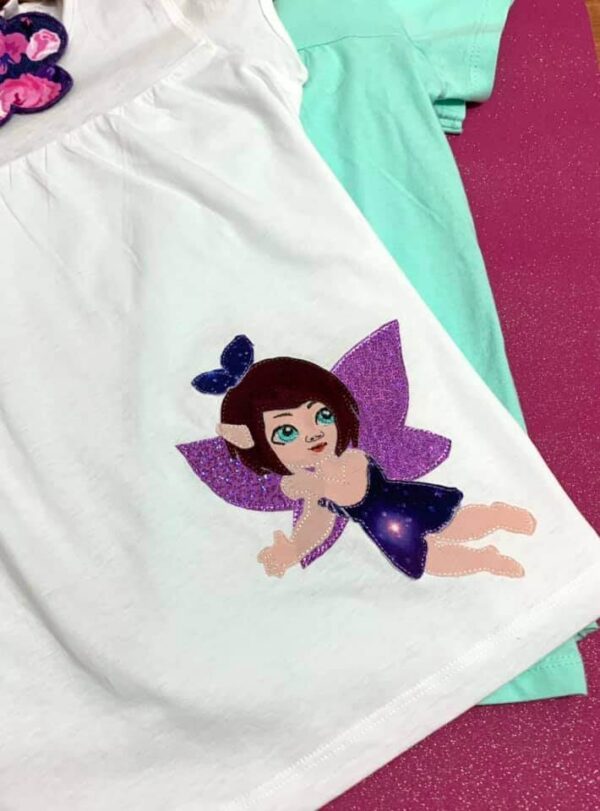 Stickdatei Elfen Set Doodleapplikation