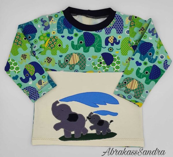 Stickdatei Elefant Elefantenmami