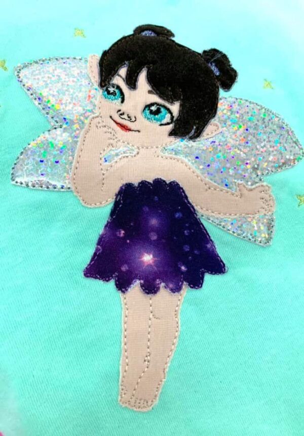 Stickdatei Elfen Set Doodleapplikation