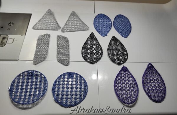 ITH Stickdatei Set Schmuckstücke 12-teilig