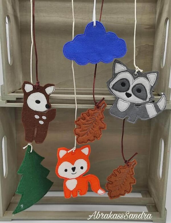 ITH Stickdatei Set Herbstmobile 8-teilig