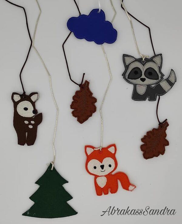 ITH Stickdatei Set Herbstmobile 8-teilig