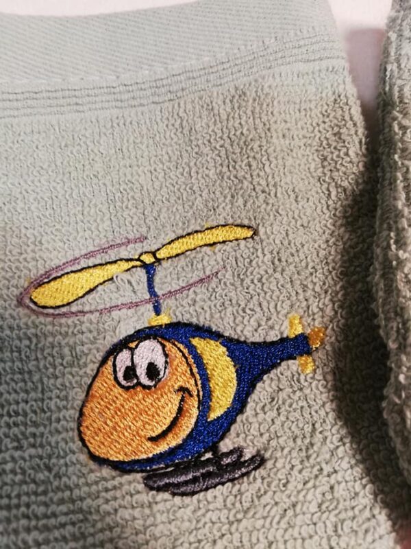 Stickdatei Bagger-Auto-Flugzeug Set 6-teilig