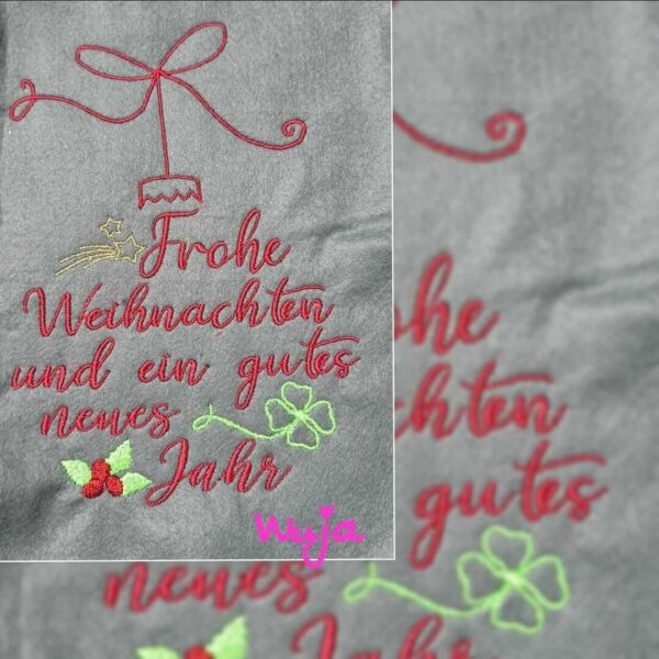 Stickdatei Weihnachten Kugel