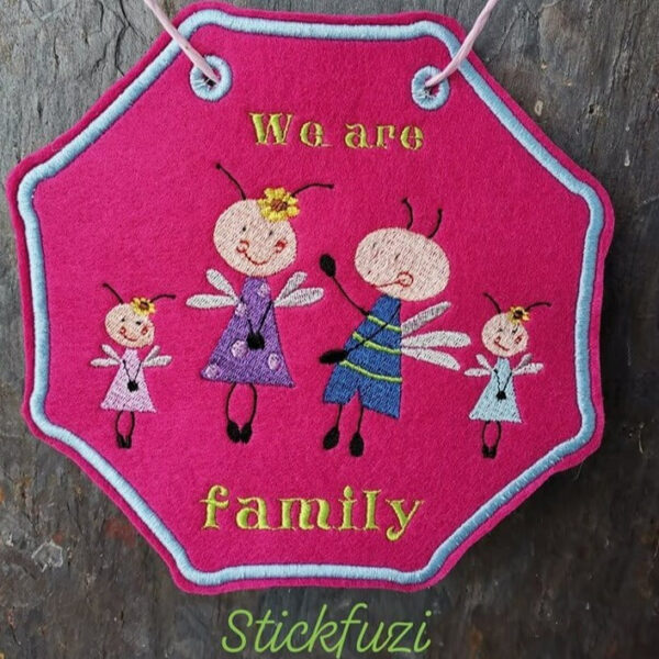 Stickdatei Elfen Pippa und Pepe – Blumenelfen Vollstick 10x10 & 13x18 | stiXXie