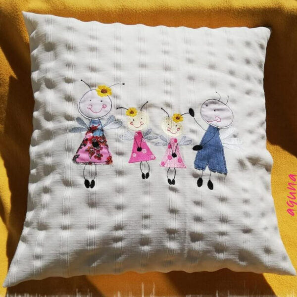 Stickdatei Elfen Pippa und Pepe – Blumenelfen Vollstick 10x10 & 13x18 | stiXXie