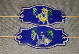 ITH Stickdatei Haarschmuck