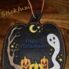 ITH Stickdatei Kürbis Halloween Fensterbild
