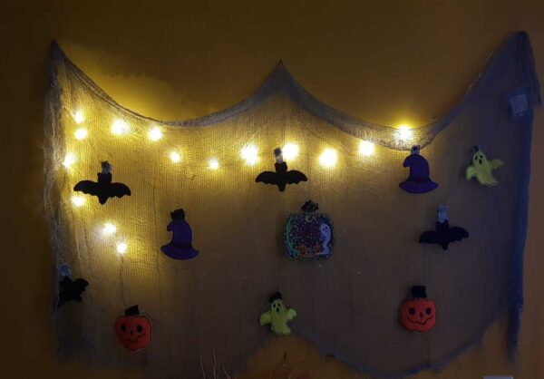 ITH Stickdatei Kürbis Halloween Fensterbild