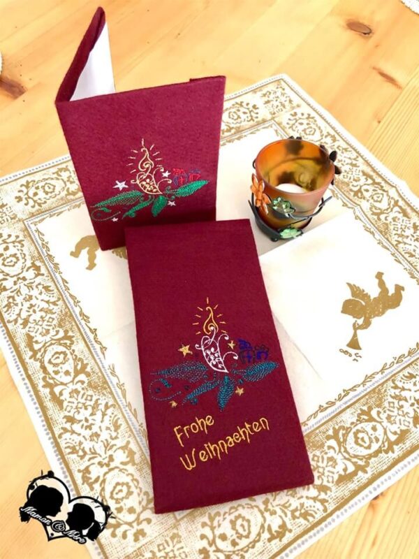 Stickdatei Weihnachtsmotiv »Edel«