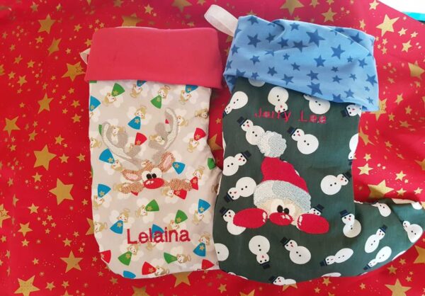 Stickdatei Elchi und Knollennase