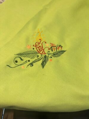 Stickdatei Weihnachtsmotiv »Edel«