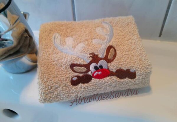 Stickdatei Elchi und Knollennase