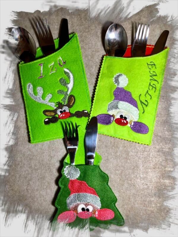 Stickdatei Elchi und Knollennase