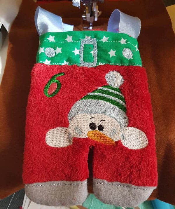 Stickdatei Schneemann und Engel