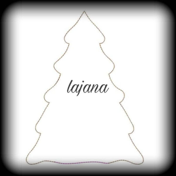 ITH Stickdatei Weihnachtsbaum ITH