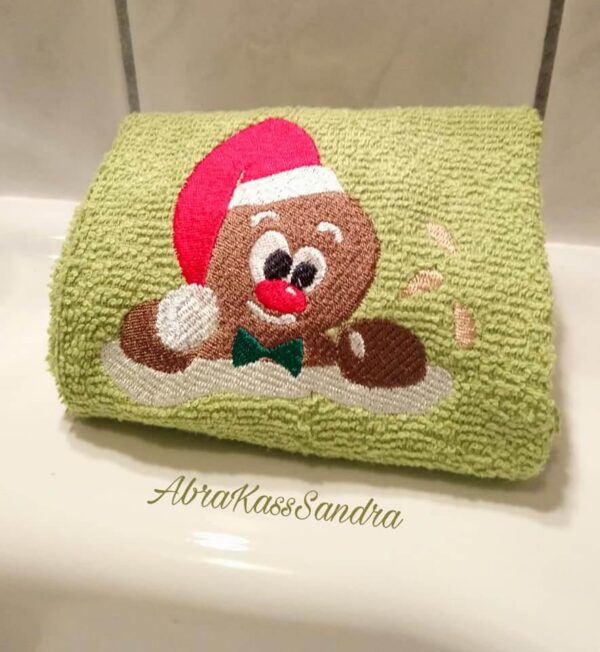 Stickdatei Weihnachten Lebkuchenmann Wolle