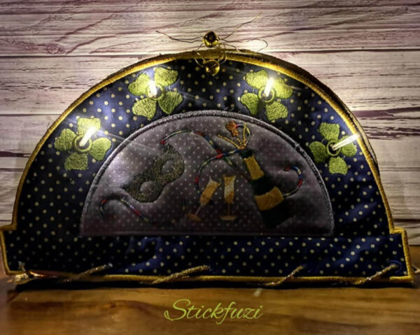 ITH Stickdatei Schwibbogen Party