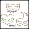 ITH Stickdatei Party Masken