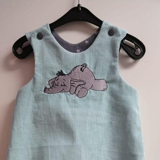 Stickdatei Elefant Applikationsdatei Berti