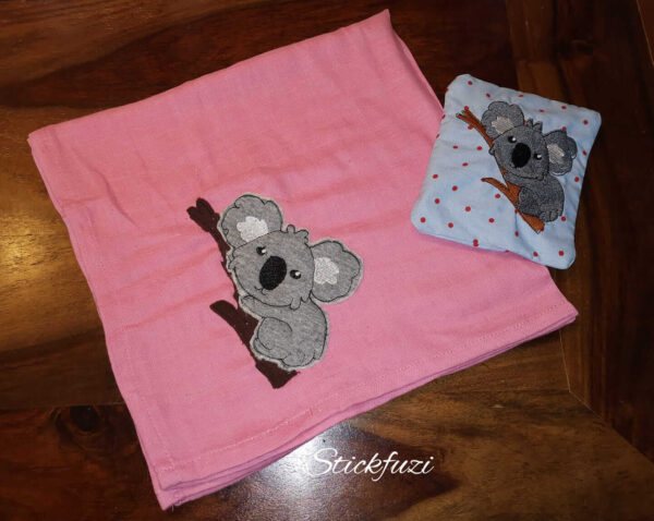 Stickdatei Koalabär Applikationsdatei